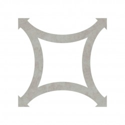 Azulejo Hidraulico Gris Claro - District Figure Grey-Azulejo Hidraulico-Mis Azulejos 