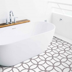 Azulejo Hidraulico Gris Claro - District Figure Grey