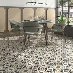 Baldosa Hidráulica Vintage - Artwood 01-Azulejo Hidraulico-Mis Azulejos 