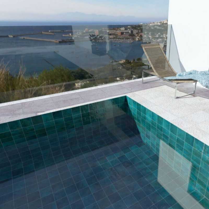 Azulejo Para Piscina Porcelanico - Samoa Verde-Azulejos Para Piscina-Mis Azulejos 