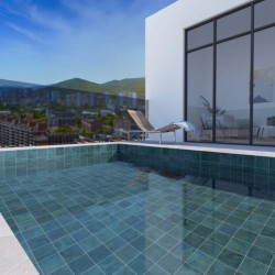 Azulejo Para Piscina Porcelanico - Samoa Verde-Azulejos Para Piscina-Mis Azulejos 