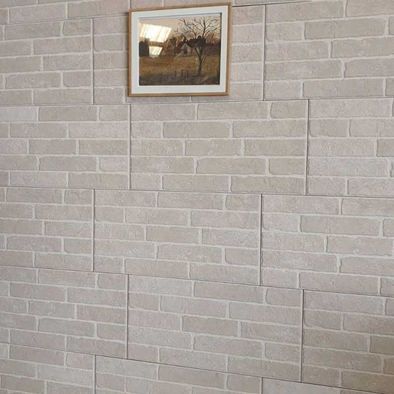 Ventas De Caravista Blanco Mate 25x50-Azulejo Imitación Piedra-Mis Azulejos 
