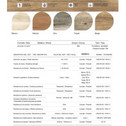 Loseta Ceramica Imitacion Madera-Astella Blanco-Azulejo Imitación Madera-Mis Azulejos 
