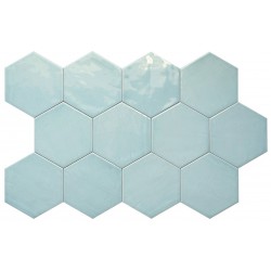 Azulejos Hexagonales Baño-Artens 14x16 Brillo-Azulejos Decorativos Para Paredes-Mis Azulejos 