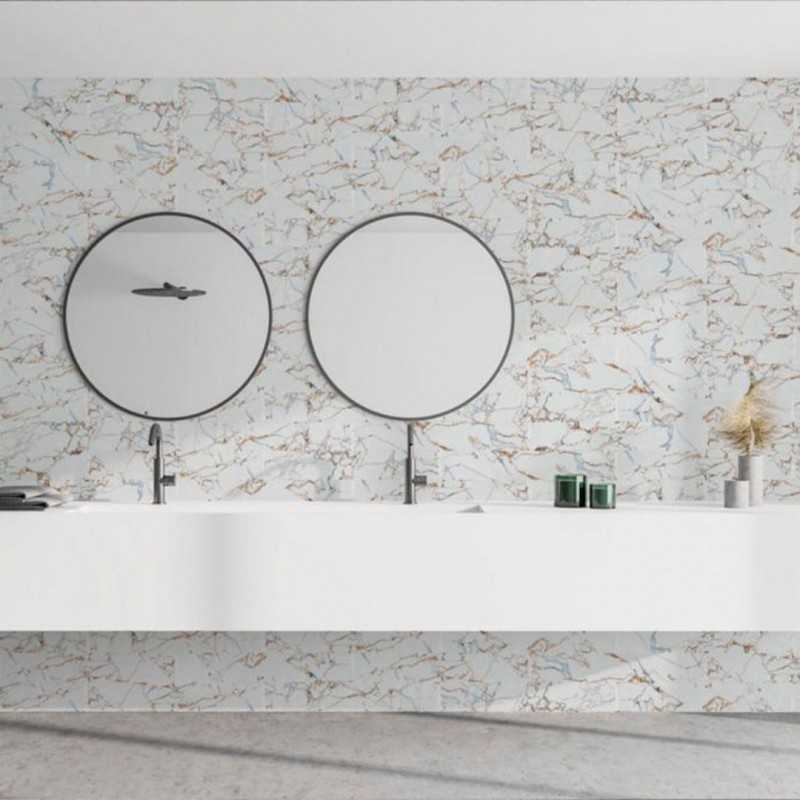 Azulejos Portoro Blanco Decorativos Lujo-Azulejos Decorativos Para Paredes-Mis Azulejos 