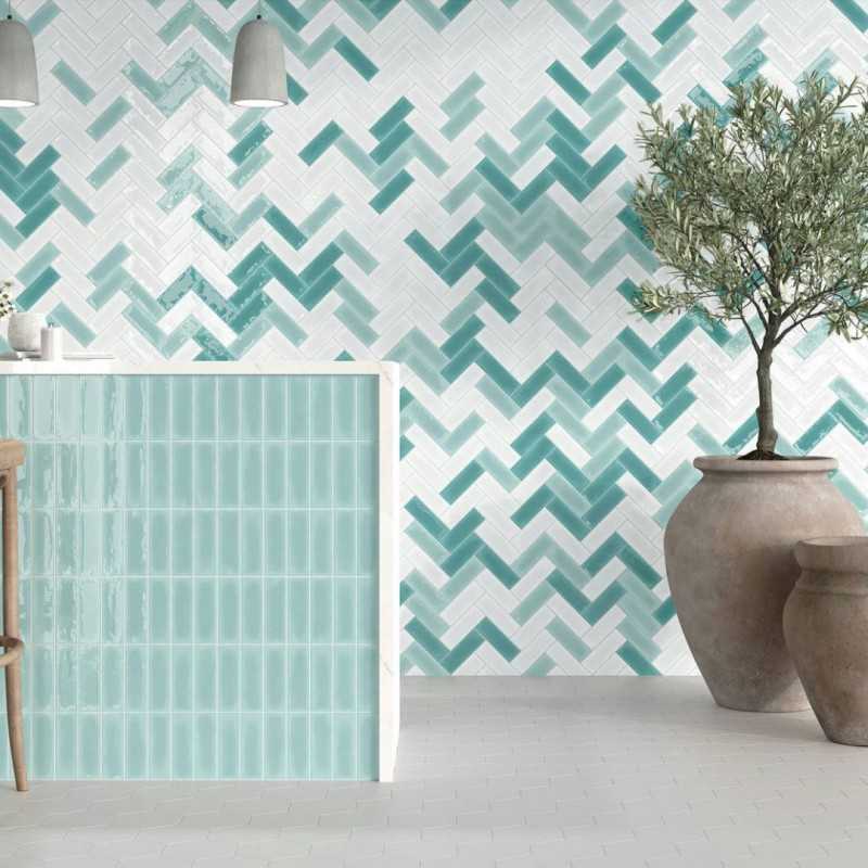 Ceramica Tipo Metro -Aspecto Brick-Azulejos Decorativos Para Paredes-Mis Azulejos 