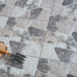 Azulejos Rústicos  Exterior Baratos-45x45 Gris