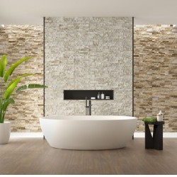 azulejo imitación piedra baño Quartz Oxide