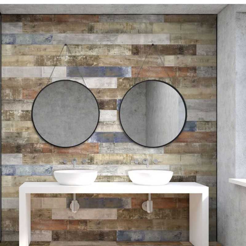 Cerámica Imitacion Madera Rústica Para paredes o Suelo15x90-Azulejo Imitación Madera-Mis Azulejos 