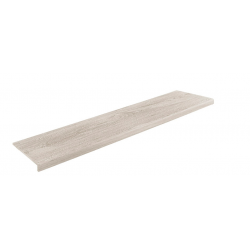 Peldaños de Cerámica Imitación Madera Para Escaleras | Natura Umber-Azulejo Exterior-Mis Azulejos 
