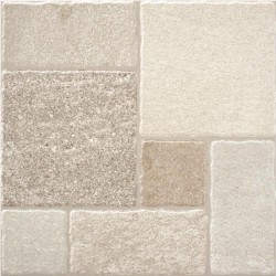 Porcelánico Esmaltado Rua beige Antideslizante  C3 45x45-Azulejo Imitación Piedra-Mis Azulejos 