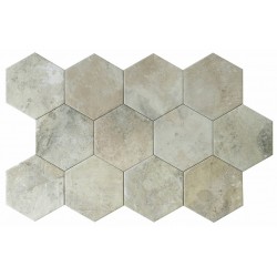 Porcelanico hexagonales-Geo Cream-Azulejos Decorativos Para Paredes-Mis Azulejos 