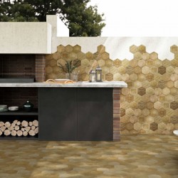 Gossel Sand Decor-porcelanato Hexagonal Para Piso