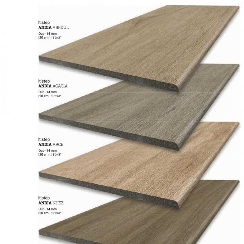 Peldaños De Porcelanico Imitacion Madera-Precio 34 Euros-Peldaños-Mis Azulejos 