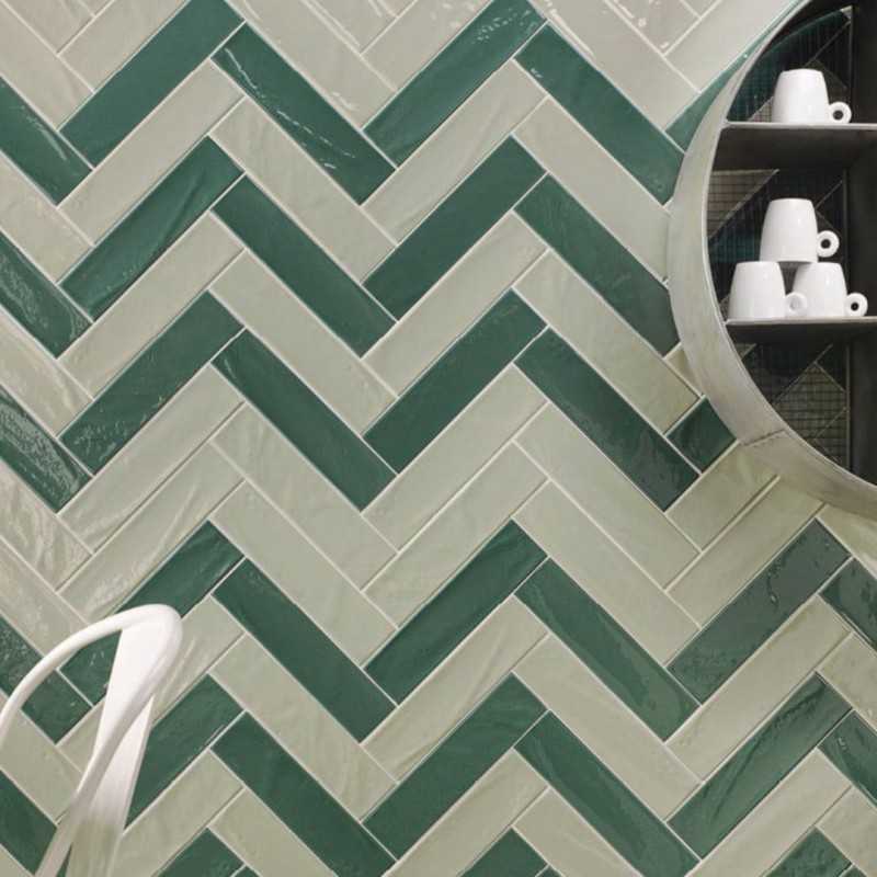 Azulejos deco Brillo en 7,5x30  Pasta Blanca-Azulejos Cocina-Mis Azulejos 