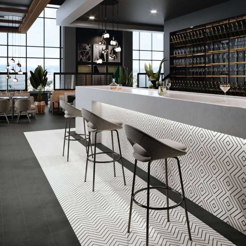 Losas suelos hidráulicos-para restaurantes y bares  seria echo-Azulejo Hidraulico-Mis Azulejos 