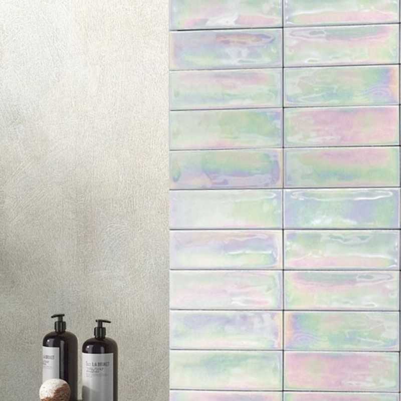 Pequeños Azulejos -Iris Pearl  5x15-Azulejos Metro Colores-Mis Azulejos 