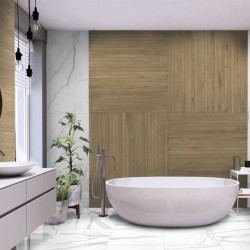 Rachola Imitacion Parquet 30X120 Mate Para Baño-Azulejo Imitación Madera-Mis Azulejos 