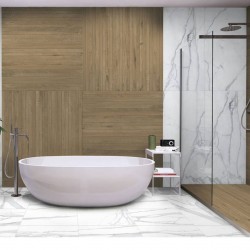 Rachola Imitacion Parquet 30X120 Mate Para Baño-Azulejo Imitación Madera-Mis Azulejos 
