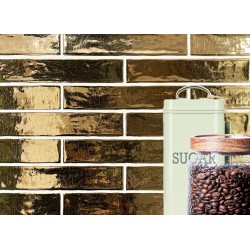 Descuento En Azulejos Hechos A Mano Metal Gold 5x25cm-Inicio-Mis Azulejos 