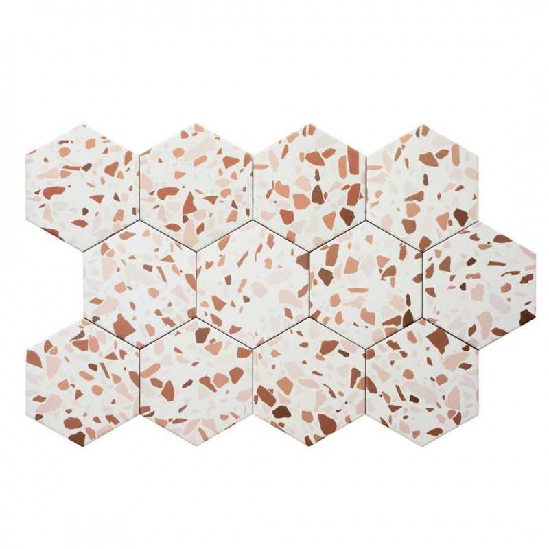 Azulejos hexagonales suelo 14X16CM-Next Salmon-Inicio-Mis Azulejos 