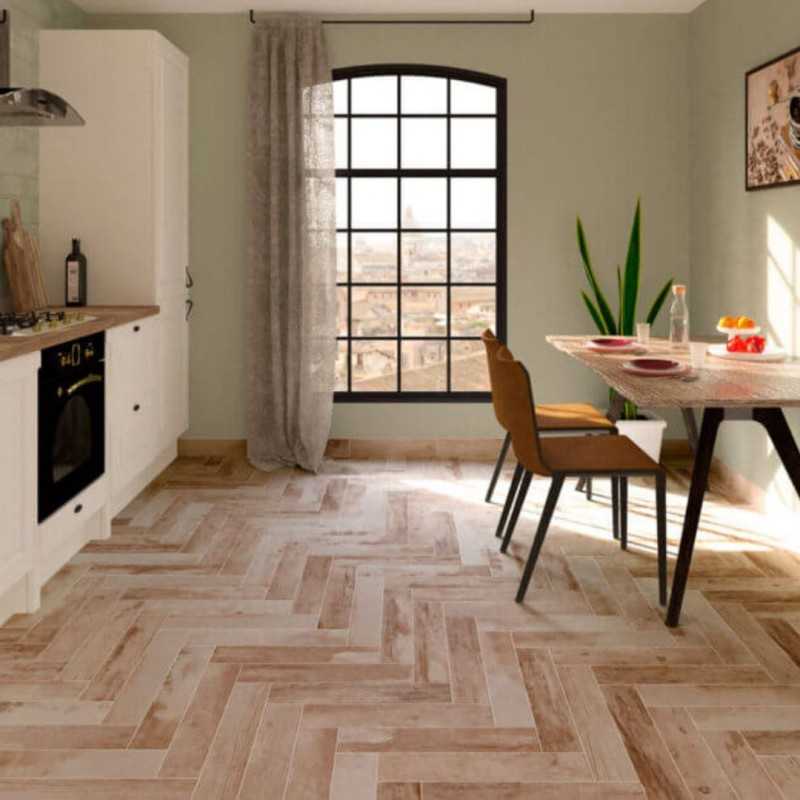suelo porcelánico imitación madera espiga Nogal-9.9x49.2-Inicio-Mis Azulejos 