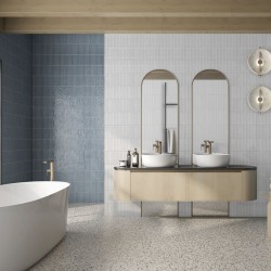 Azulejo Pequeño Azul Para Baño -Pasta Blanca 35x35-Inicio-Mis Azulejos 