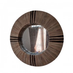 Ofertas Romimex Natural Fibra Natural-espejo De Pared 70 X 70 X 10 Cm-Inicio-Mis Azulejos 