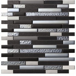 azulejos mosaico Mis azulejos -Black 30x30