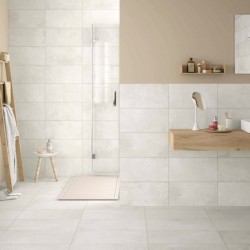 azulejos gris baño