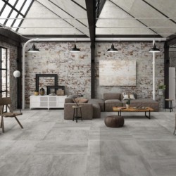 Baldosas Exterior Baratas-acier Silver Mt 60x60 Rect