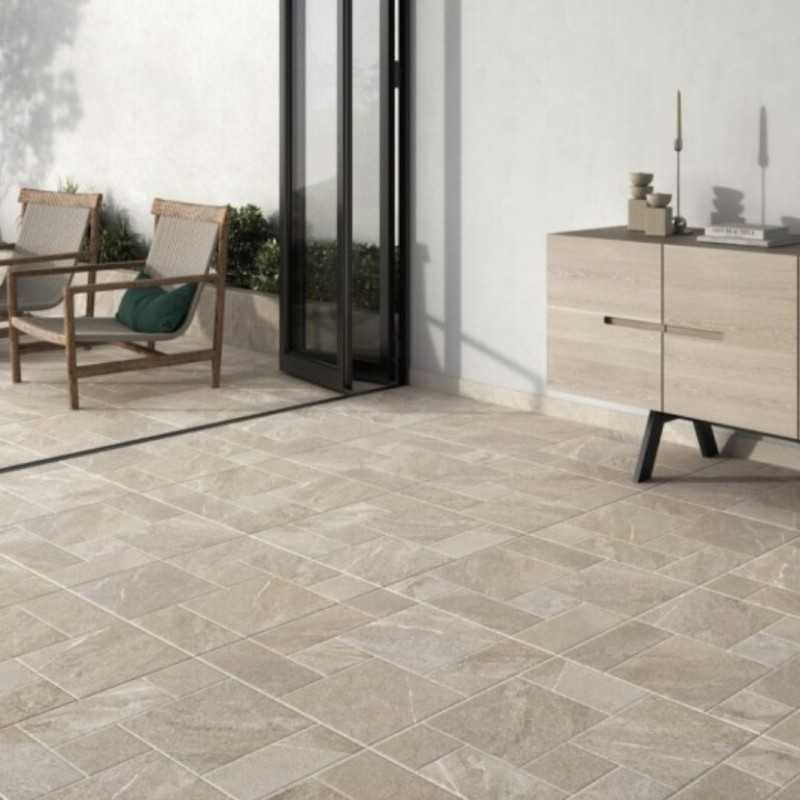 Imitación piedra exterior suelo sakhir multi ivory c2  60x60-Inicio-Mis Azulejos 