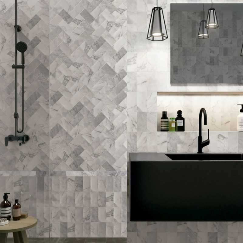 Azulejos efecto marmol blanco para baño-small tiles 7,5×15 o 7,5×30-venato grey-Inicio-Mis Azulejos 