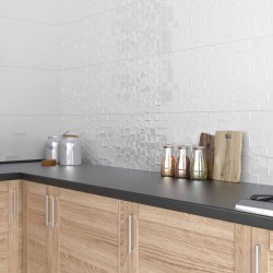 Azulejos para baño pared blanco stick brillo  33,3x55-Inicio-Mis Azulejos 