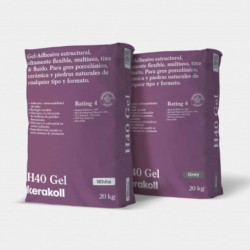 H40 Gel de Kerakoll Cemento Cola Blanco 20KG-material construccion-Mis Azulejos 