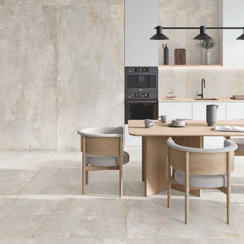 Azulejos para Salón y Cocina Efecto Mármol Rhodium Aluminium Mate 60x120-Azulejo Suelo-Mis Azulejos 