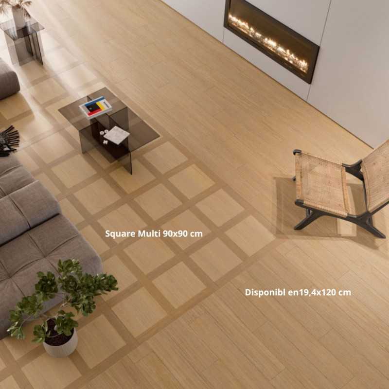 Suelo Porcelánico Imitación Madera Woodlay Square Multi 90x90 cm – Elegancia y Resistencia-Azulejo Suelo-Mis Azulejos 