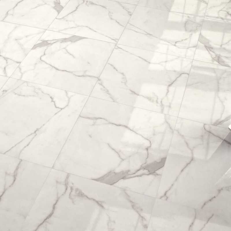 porcelánico imitación mármol 60x60 Brillo-Moncalieri White-Azulejo Imitación Marmol-Mis Azulejos 