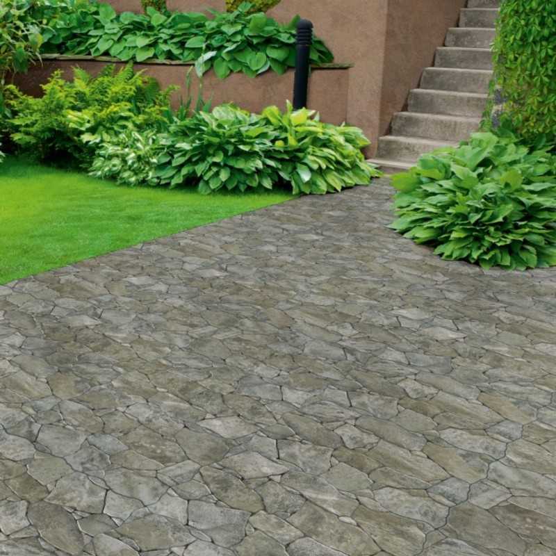 Azulejo efecto piedra 34x50 Gris Antslip-Azulejo Imitación Piedra-Mis Azulejos 