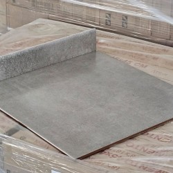 Rodapié Cerámico Portland Gris 8x45 cm – Efecto Cemento