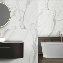 Azulejo Efecto Mármol Baño 60x120 Pulido – Elegancia y Lujo-Azulejo Imitación Marmol-Mis Azulejos 