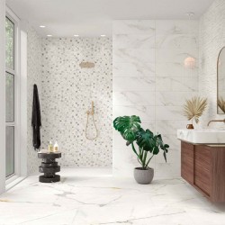 Baldosas Porcelanicas Calacatta Gold 60x120 Mate-Azulejo Suelo-Mis Azulejos 