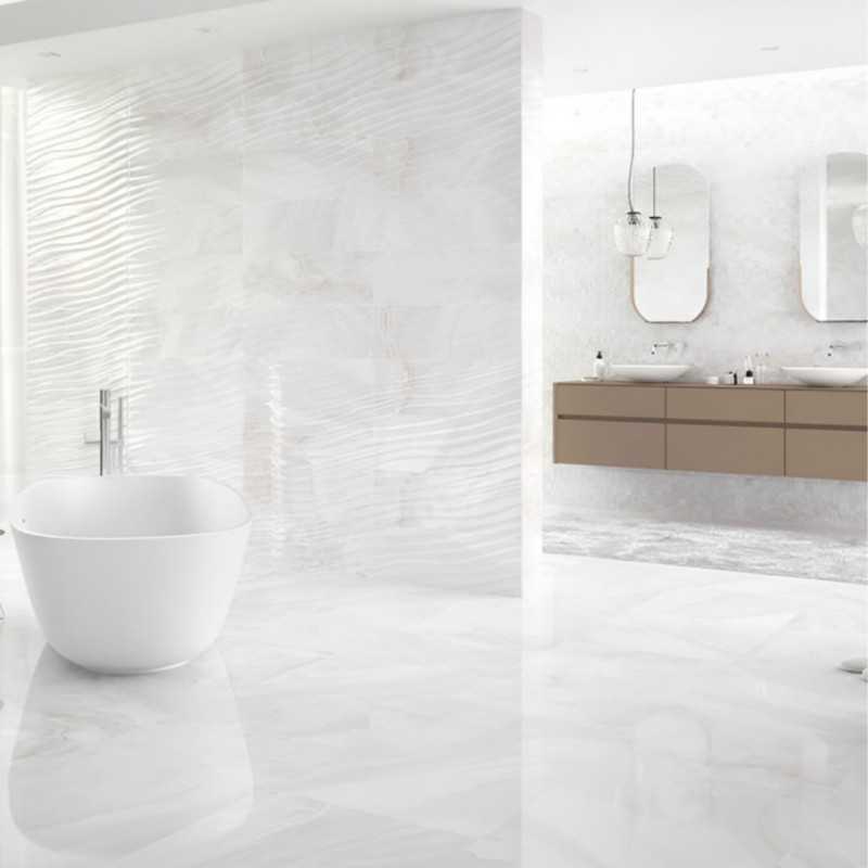 Diva pearl | diva cream – azulejo mármol blanco 45 × 45 cm-Azulejos Baño-Mis Azulejos 