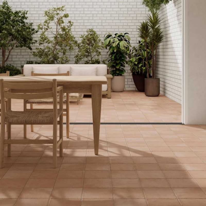 Porcelánico Efecto Barro Cocido para Interior y Exterior-Azulejo Suelo-Mis Azulejos 