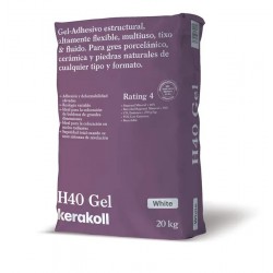 H40 Gel de Kerakoll Cemento Cola Blanco 20KG