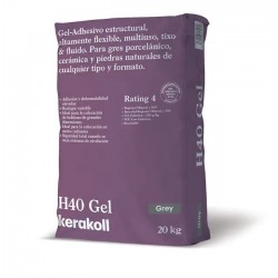 Cemento Cola H40 Gel C2TES1 Gris 20 kg