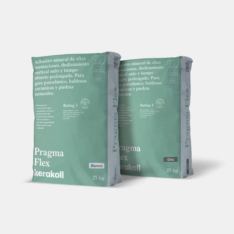 Pragma Flex - Cemento Cola Flexible para Gres Porcelánico-material construccion-Mis Azulejos 