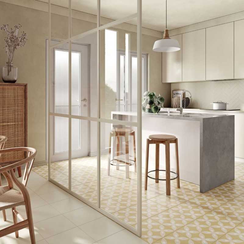 Porcelánico 20x20 Hidraulico Para Cocina -mis Azulejos-Azulejos Baño-Mis Azulejos 
