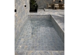 Piedra Bali Azul Mate Porcelánico 30x60 cm | Mis Azulejos